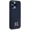 Karl Lagerfeld θήκη MagSafe Silicone Shadow Metal Initial για iPhone 15 Pro Max μαύρη