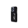 KARL LAGERFELD θήκη Silicone Metal Script Logo για Apple iPhone 15 Pro Max, μαύρη