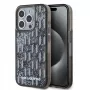 KARL LAGERFELD πίσω κάλυμμα Liquid Glitter Monogram Gradient για Apple iPhone 15 Pro, μαύρο