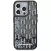 Karl Lagerfeld θήκη Liquid Glitter Monogram Gradient για iPhone 15 Pro Max, μαύρη
