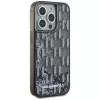 Karl Lagerfeld θήκη Liquid Glitter Monogram Gradient για iPhone 15 Pro Max, μαύρη