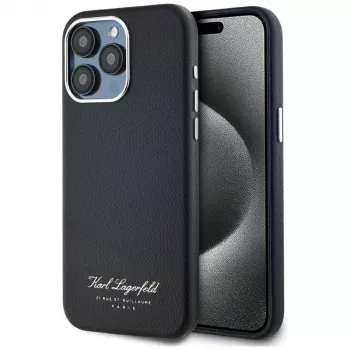 Karl Lagerfeld θήκη Hotel RSG για Apple iPhone 15 Pro, μαύρη