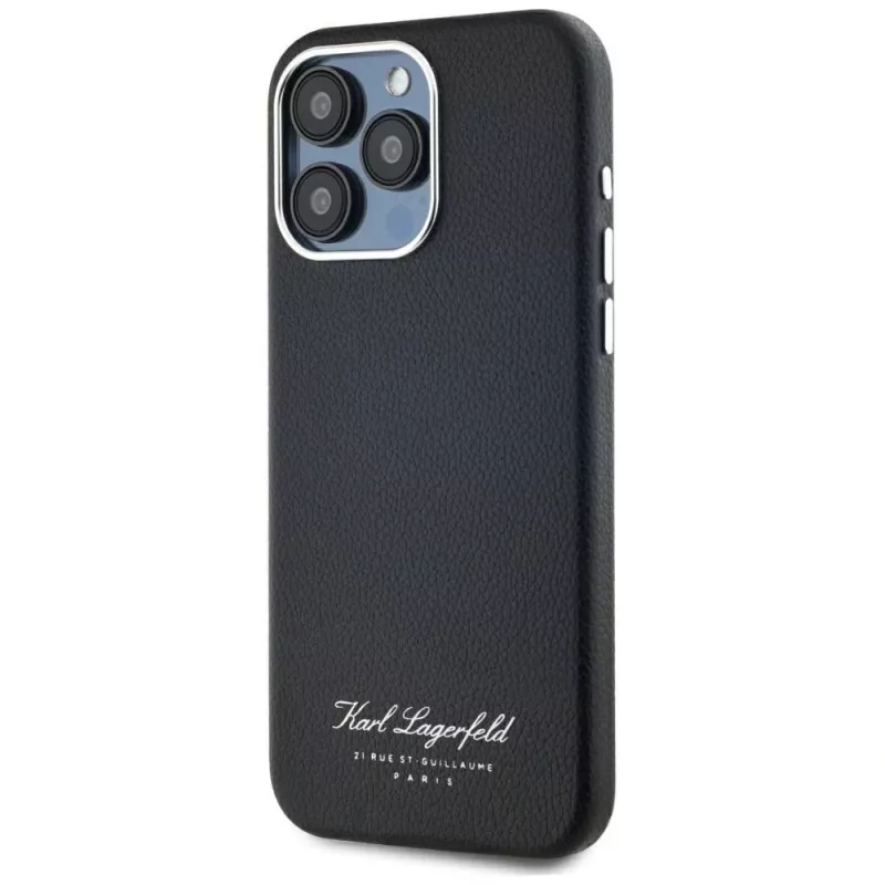 Karl Lagerfeld θήκη Hotel RSG για Apple iPhone 15 Pro, μαύρη