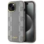 DKNY DKHMP15MPCPVSLE Θήκη iPhone 15 Plus 6,7 ίντσες Μπεζ Σκληρή Δερμάτινη Checkered Mono Pattern MagSafe
