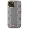 DKNY DKHMP15MPCPVSLE Θήκη iPhone 15 Plus 6,7 ίντσες Μπεζ Σκληρή Δερμάτινη Checkered Mono Pattern MagSafe