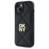 DKNY DKHCP14SPQDSLK Quilted Stack Logo Πίσω Κάλυμμα για Apple iPhone 14 6,1 ίντσες Μαύρο