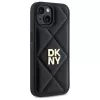 DKNY DKHCP14SPQDSLK Quilted Stack Logo Πίσω Κάλυμμα για Apple iPhone 14 6,1 ίντσες Μαύρο
