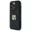 DKNY DKHCP14XPQDSLK Quilted Stack Logo Πίσω Κάλυμμα για iPhone 14 Pro Max 6,7 ίντσες Μαύρο