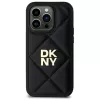 DKNY DKHCP14XPQDSLK Quilted Stack Logo Πίσω Κάλυμμα για iPhone 14 Pro Max 6,7 ίντσες Μαύρο