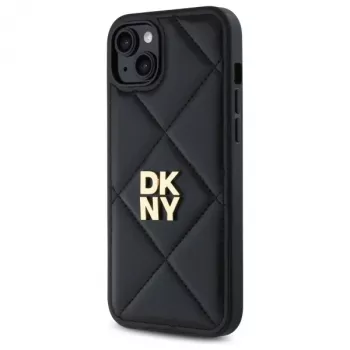 DKNY DKHCP15MPQDSLK Quilted Stack Logo Θήκη για iPhone 15 Plus 6,7 ίντσες Μαύρο