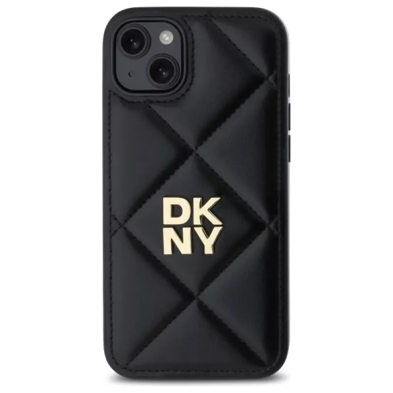 DKNY DKHCP15MPQDSLK Quilted Stack Logo Θήκη για iPhone 15 Plus 6,7 ίντσες Μαύρο