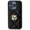 DKNY DKHCP15LPQDSLK Quilted Stack Logo Πίσω Κάλυμμα για Apple iPhone 15 Pro 6.1 Μαύρο