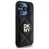 DKNY DKHCP15XPQDSLK Quilted Stack Logo Πίσω Κάλυμμα για Apple iPhone 15 Pro Max 6,7 ίντσες Μαύρο