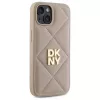 DKNY DKHCP14SPQDSLE Quilted Stack Logo Θήκη για Apple iPhone 14 6,1 ίντσες Μπεζ