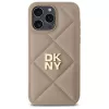 DKNY DKHCP14XPQDSLE Quilted Stack Logo Θήκη για iPhone 14 Pro Max 6,7 ίντσες - Μπεζ