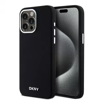 DKNY DKHMP14XSMCHLK Σκληρή Θήκη Liquid Silicone MagSafe για Apple iPhone 14 Pro Max 6,7 inch Μαύρη