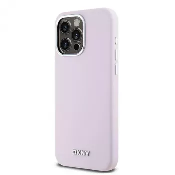 DKNY DKHMP15XSMCHLP Σκληρή Θήκη Liquid Silicone με MagSafe για Apple iPhone 15 Pro Max 6,7 inch Ροζ