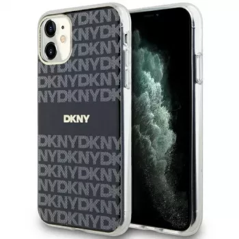 DKNY DKHMN61HRHSEK Σκληρή Θήκη για Apple iPhone 11 / iPhone XR 6,1 inch Μαύρη IML Mono & Stripe MagSafe