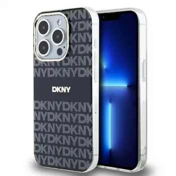 DKNY DKHMP14XHRHSEK Σκληρή Θήκη IML Mono & Stripe MagSafe για iPhone 14 Pro Max 6,7 inch Μαύρη