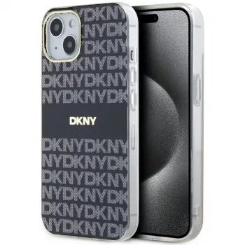 DKNY DKHMP15MHRHSEK Σκληρή Θήκη για iPhone 15 Plus / 14 Plus 6,7 inch Μαύρη IML Mono & Stripe MagSafe