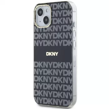 DKNY DKHMP15MHRHSEK Σκληρή Θήκη για iPhone 15 Plus / 14 Plus 6,7 inch Μαύρη IML Mono & Stripe MagSafe
