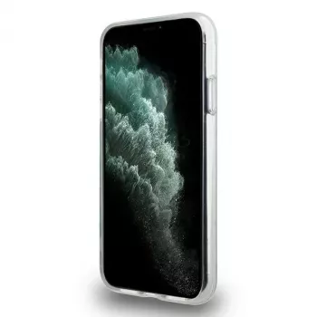 DKNY DKHMN61HCPTSK Σκληρή θήκη για Apple iPhone 11 / XR 6,1 ιντσών - Μαύρη με μοτίβο Checkered Mono και τυπωμένες ρίγες, συμβατή με MagSafe