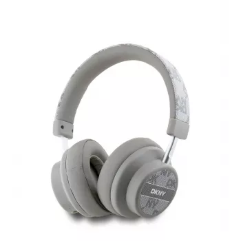DKNY Ασύρματα ακουστικά Over-Ear Bluetooth Checkered Pattern V5.3 μπεζ
