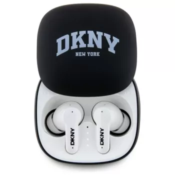 DKNY DKTWS3DNYAK Ασύρματα ακουστικά TWS In-Ear Bluetooth με θήκη φόρτισης, φινίρισμα από καουτσούκ, μαύρα