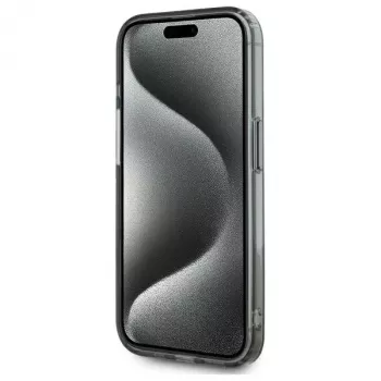 Karl Lagerfeld KLHMP15LHLSKIK Θήκη Hardcase για Apple iPhone 15 Pro 6,1 inch μαύρο IML Metal Karl Head MagSafe