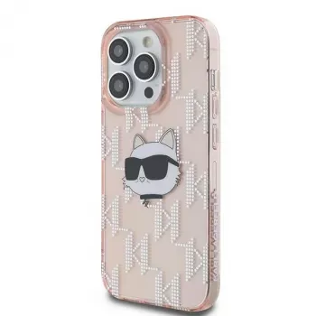 Karl Lagerfeld KLHCP14LHKLPCHP Θήκη Hardcase για Apple iPhone 14 Pro 6,1 inch ροζ IML Choupette Head & Monogram