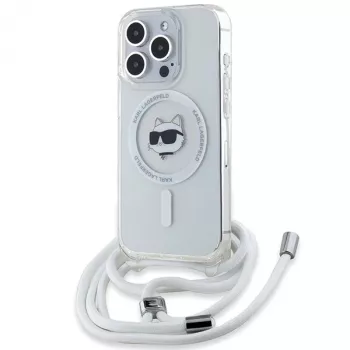 Karl Lagerfeld KLHMP13XHCCHNT iPhone 13 Pro Max 6.7 Θήκη Hard Case διαφανής IML Choupette Head & Cord Magsafe
