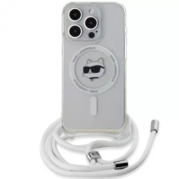 Karl Lagerfeld KLHMP15XHCCHNT Θήκη Hardcase για iPhone 15 Pro Max 6,7 inch διαφανής IML Choupette Head & Cord Magsafe