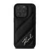 Karl Lagerfeld Θήκη Quilted Signature Hard Case για iPhone 16 Pro, μαύρο