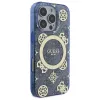Guess GUHMP16XH4PYEEB iPhone 16 Pro Max 6,9 inch μπλε Θήκη Hardcase IML Peony On 4G Background MagSafe