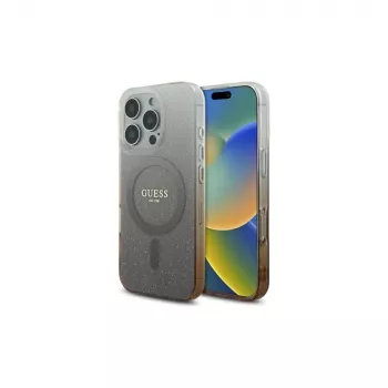 Guess IML Glitter Gradient MagSafe Θήκη για Apple iPhone 16 Pro (Καφέ)