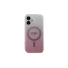 Guess IML Glitter Gradient MagSafe Θήκη για iPhone 16 (Ροζ)