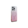 Guess IML Glitter Gradient MagSafe Θήκη για iPhone 16 Pro (Ροζ)