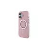 Guess IML Rhinestones MagSafe Θήκη για iPhone 16 (Ροζ)