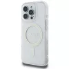 Guess Glitter Circle MagSafe Σκληρή Θήκη για Apple iPhone 16 Pro Max (6,9 ίντσες) - Διάφανο
