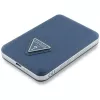 GUESS Grained Triangle Ασύρματο Power Bank 5000mAh 15W USB-C MagSafe Μπλε