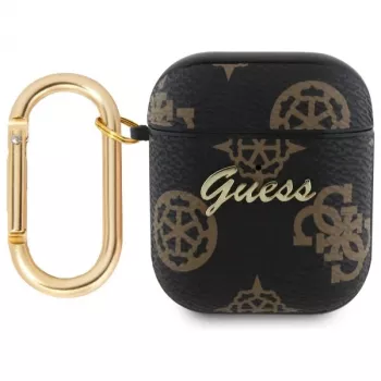 Guess GUA2PG4GPK AirPods 1/2 Θήκη Μαύρο 4G Hook