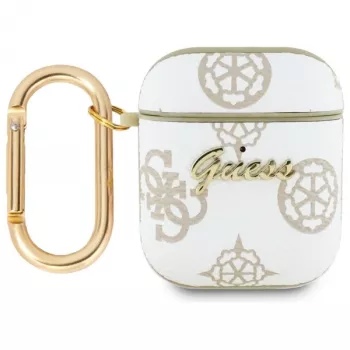 Guess GUA2PG4GPH AirPods 1/2 Θήκη Λευκό 4G Hook