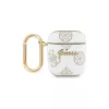 Guess GUA2PG4GPH AirPods 1/2 Θήκη Λευκό 4G Hook