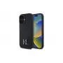 Karl Lagerfeld Shadow Metal Initial Σκληρή θήκη για Apple iPhone 16 6,1 ιντσών - Μαύρο