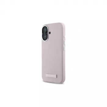 Karl Lagerfeld KLHMP16SPGMSRPP iPhone 16 6,1 Θήκη Hardcase FW Μεταλλικής Πλάκας MagSafe Ροζ