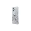 Karl Lagerfeld Θήκη Hardcase MagSafe Liquid Glitter Karl Head για iPhone 16 Plus, Διάφανη