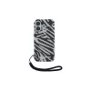 Karl Lagerfeld Θήκη Πλάτης IML Zebra Pattern & Cord για Apple iPhone 16 - Μαύρη