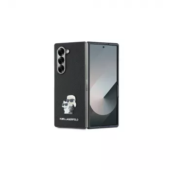 Karl Lagerfeld KLHCZFD6SAPKCNPK Θήκη Hardcase Saffiano Metal Pin για Samsung Galaxy Z Fold6 (F956) - Μαύρη