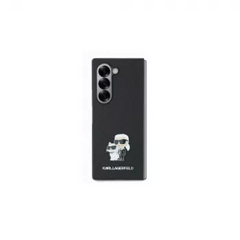 Karl Lagerfeld KLHCZFD6SAPKCNPK Θήκη Hardcase Saffiano Metal Pin για Samsung Galaxy Z Fold6 (F956) - Μαύρη