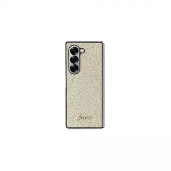 Guess Θήκη Κινητού Glitter Script για Samsung Galaxy Z Fold6 - Χρυσή